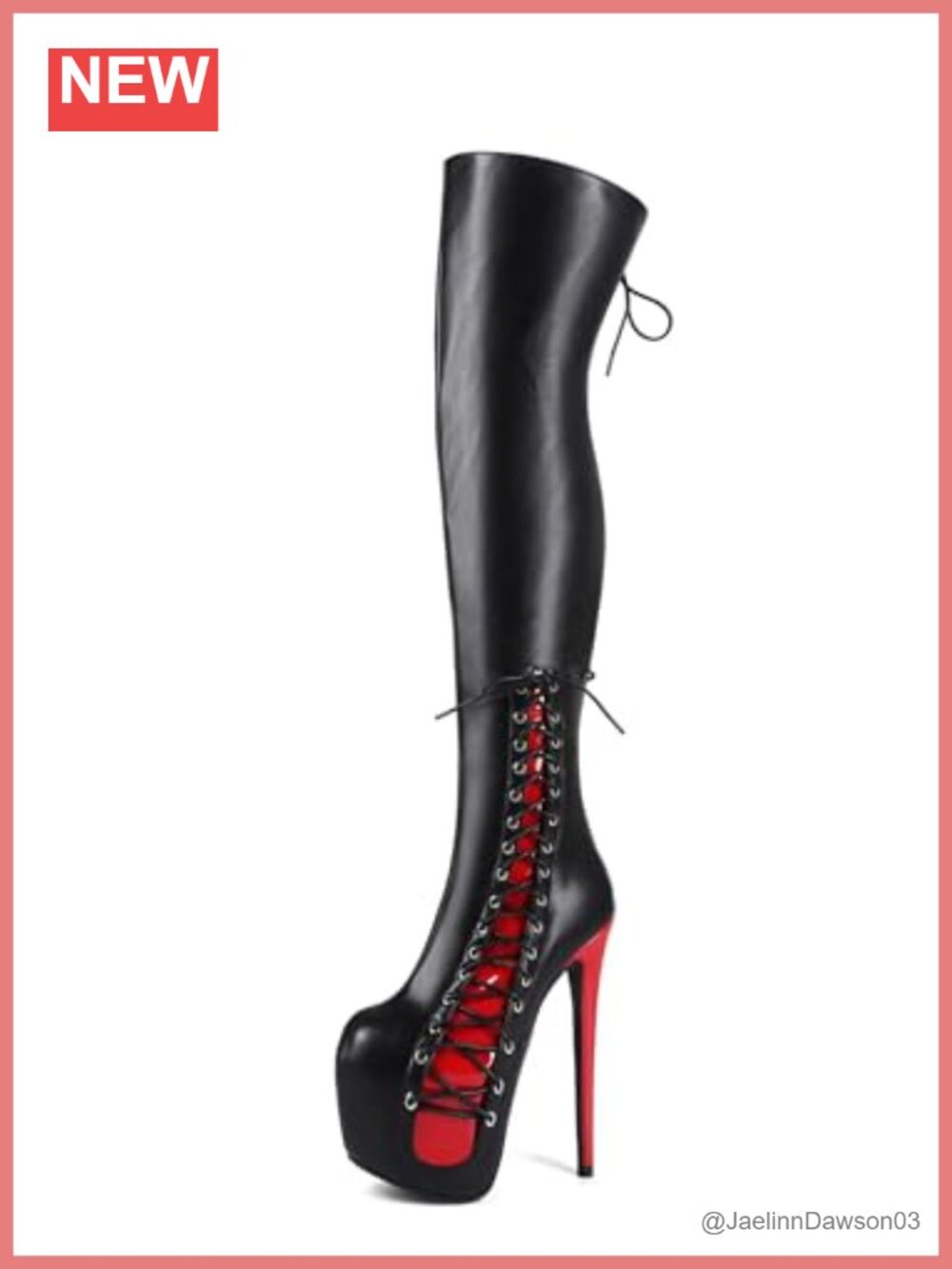 Over the Knee High Heel Boots, Stiletto Thigh High Boots, Patent Leather, Zip